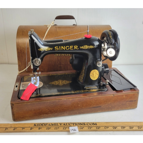 SINGER MODEL 99-13 ELECTRICAL SEWING MACHINE W/ CASE