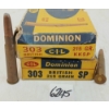 Image 1 : AMMO: 40X DOMINION .303BRIT - 215GR
