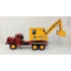 Image 2 : S.S.S. TOYS TIN WIND UP TRUCK W/ DIGGER CRANE