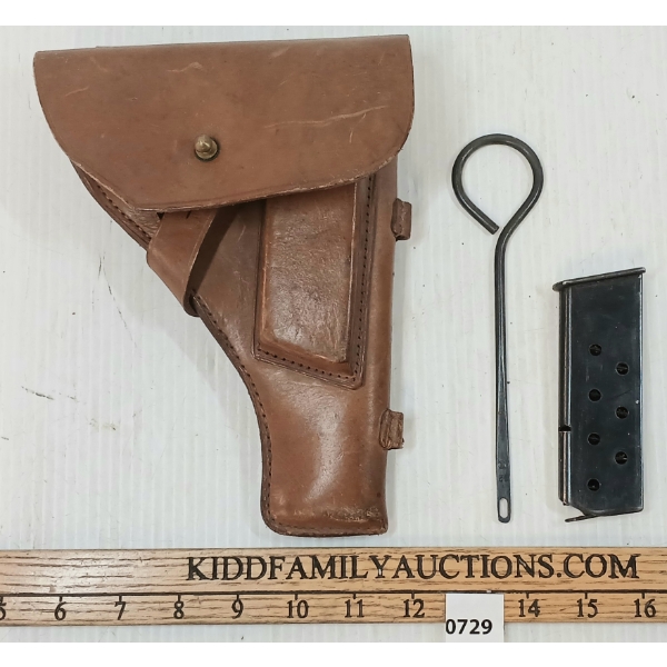 WWII RUSSIAN TOKAREV T33 HOLSTER W/ MAG & CLEANING ROD