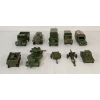 Image 5 : LOT OF 10 - DINKY TOYS DIECAST MILITARY MODELS - TANK, TRAILERS, AMBULANCE, ETC