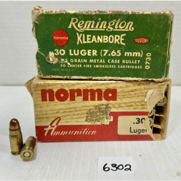 AMMO: APPROX. 75X MIXED .30 LUGER