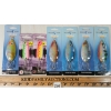 Image 1 : LOT OF 7 - LEN THOMPSON UV DIMPLED LURES & BLUE FOX STROBE SPOON LURES