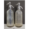 Image 2 : LOT OF 2 - REED BROS & P.G. DIXON & BROS - CLEAR ACID-ETCHED - SELTZER BOTTLES