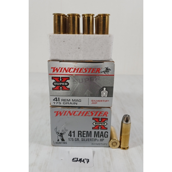 AMMO: 40X WINCHESTER SUPER X .41 REM MAG - 175GR - SILVERTIP JHP