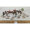 Image 1 : QTY OF BRITAINS LTD LEAD HUNTSMEN & CANINE FIGURES, ETC.