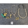 Image 2 : QTY OF MISC. COSTUME JEWELRY - INCL EARRINGS, NECKLACES, PINS, ETC.
