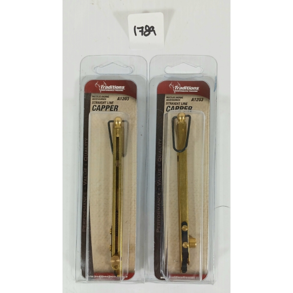 LOT OF 2 - TRADITIONS STRAIGHT LINE A1203 CAPPERS