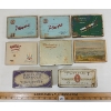 LOT OF 8 - CIGARETTE TINS - INCL WINCHESTER, SWEET CAPORAL & PLAYER'S, ETC