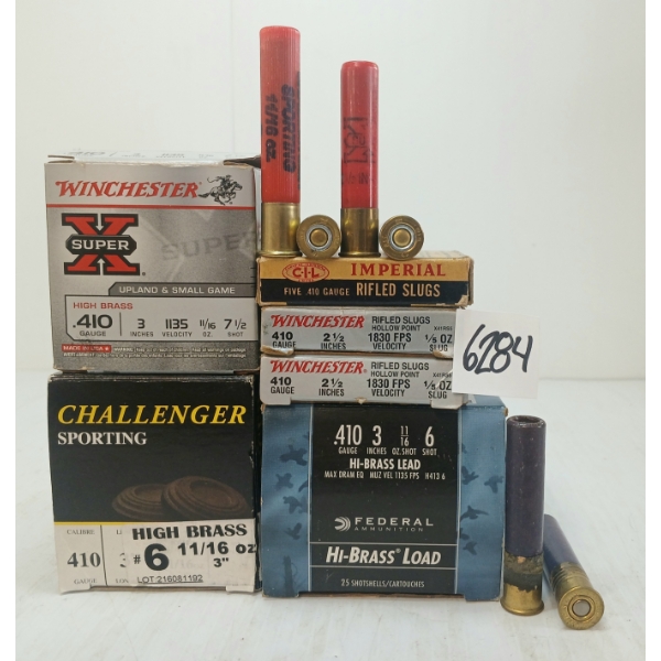 AMMO: APPROX 80X MIXED 410GA - 2-1/2 & 3IN