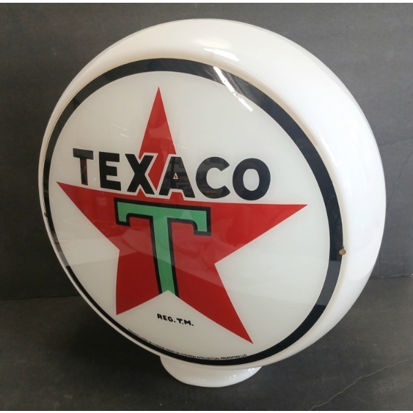 TEXACO GAS PUMP GLASS GLOBE