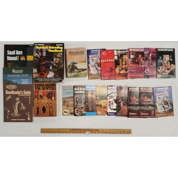 QTY OF RELOADING GUIDES & MANUALS