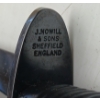 Image 2 : J. NOWILL & SONS BLACK DAGGER W/ LEATHER SHEATH
