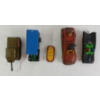 Image 5 : LOT OF 5 - TIN CARS & TANK MODELS, BATMOBILE & MICKEY MOUSE FIRE TRUCK