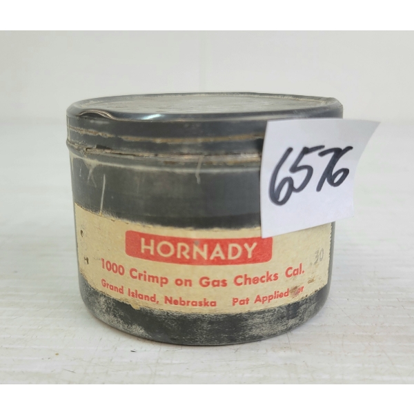 GAS CHECKS: APPROX 1000X HORNADY .30CAL CRIMP ON GAS CHECKS