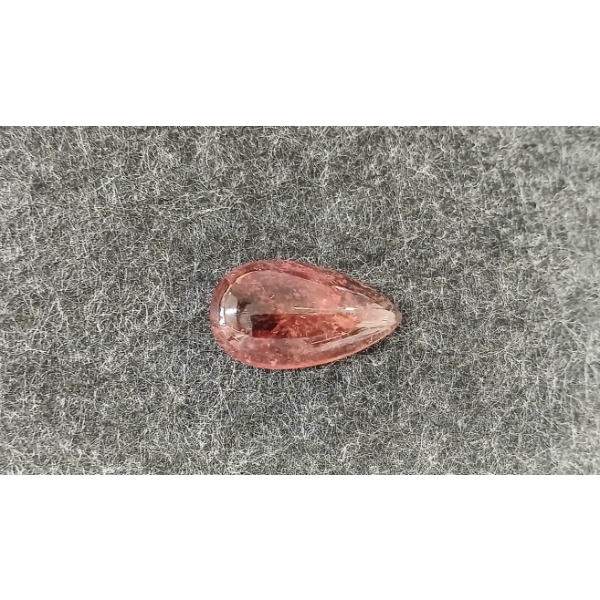 PEAR CABOCHON CUT LOOSE NATURAL TOURMALINE ($8,500.00 APPRAISAL)