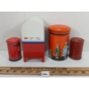 Image 4 : LOT OF 4 - TIN & PLASTIC COIN BANKS - INCL CANADA POST & POST OFFICE, ETC.