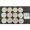 Image 1 : LOT OF 12 - 1943-1966 CDN 25 CENT COINS