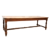 Image 1 : COUNTRY STYLE HARVEST TABLE - PINE OR SPRUCE TOP - C. LATE 19TH / 20TH CENTURY
