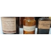 Image 5 : LOT OF 8 - AMBER GLASS APOTHECARY & MISC PRODUCT BOTTLES