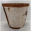 Image 3 : BIRCH BARK WOVEN BASKET