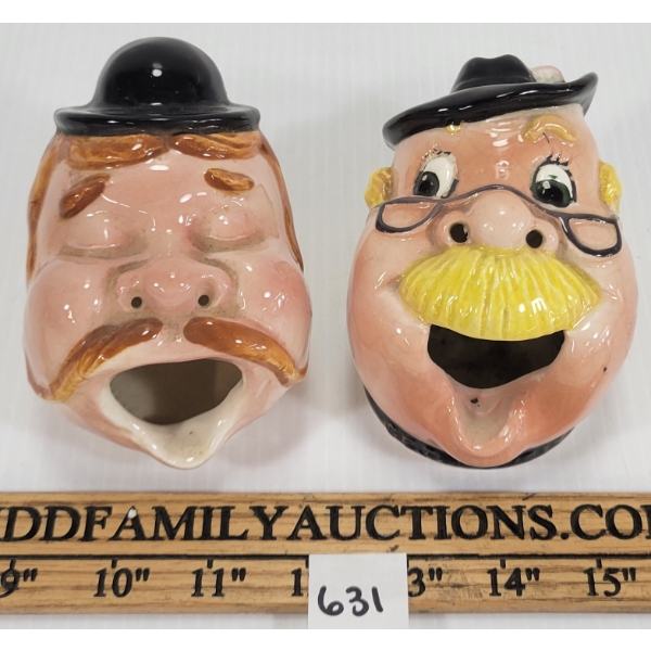 LOT OF 2 - GESUNDHEIT & SWEET ADELINE CERAMIC SMOKERS