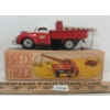 Image 1 : JAPAN (?) TIN FRICTION CRANE WRECK TOW TRUCK W/ BOX
