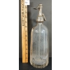 Image 3 : G.H. BILLSON & CO. - CLEAR FLUTED ACID-ETCHED - SELTZER BOTTLE