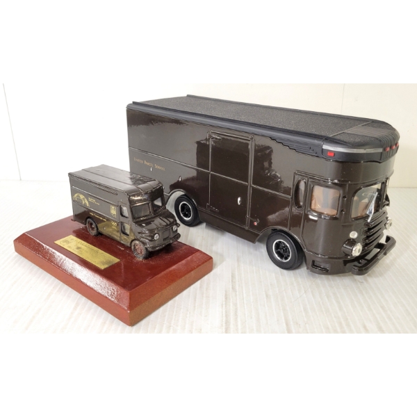 LOT OF 2 - 1955 & 1997 UPS DIECAST DELIVERY VAN MODELS
