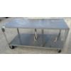 Image 2 : STEEL ROLLING UTILITY TABLE - 35 X 36 X 72 INCH