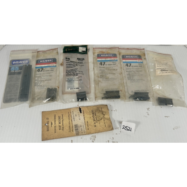 LOT OF 7 - SCOPE BASES