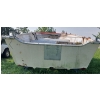 Image 6 : FIBREGLASS BOAT W/ TRAILER - 14FT