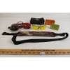 Image 1 : JOB LOT - AMMO & MAG POUCHES, SAFETY GLASSES, SLING, ETC