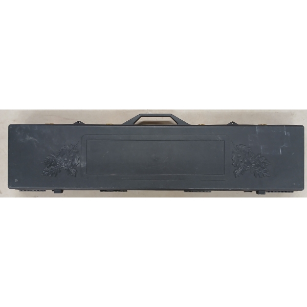 HARD LONG GUN CASE W/ BRASS LATCHES - FOAM INTACT