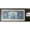 Image 2 : 1937 CDN $5 BANKNOTE