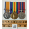 Image 1 : LOT OF 3 - WWI & WWII MEDALS - MAJOR S.S. DYKES