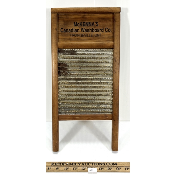 MCKENNA'S CANADIAN WASHBOARD - ORANGEVILLE, ONT