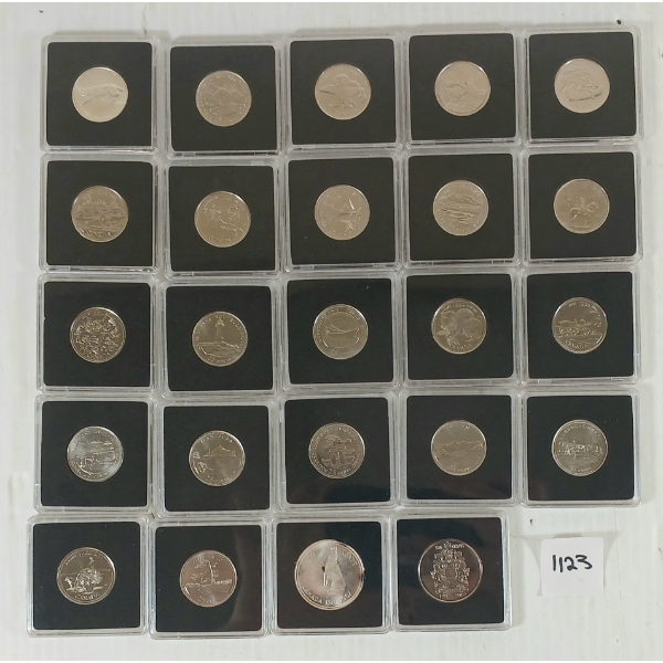 LOT OF 4 - 1967 - 1999 CDN 25 & 50 CENT PCS