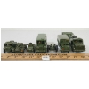 Image 2 : LOT OF 7 - DINKY TOYS DIECAST & TIN ARMY VEHICLES - INCL TANK TRANSPORTER, ARTILLERY TRACTOR, ETC 