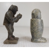 Image 5 : LOT OF 2 - HUMAN FIGURES - SIGNED - STONE