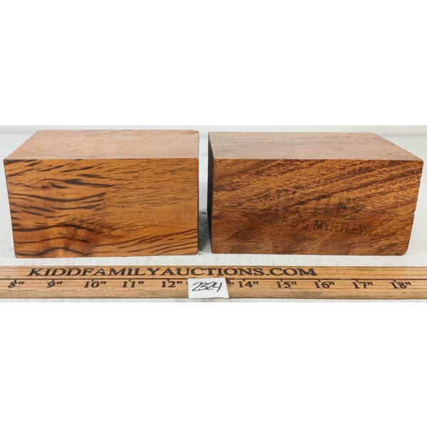 LOT OF 2 - MYRTLEWOOD BLOCKS