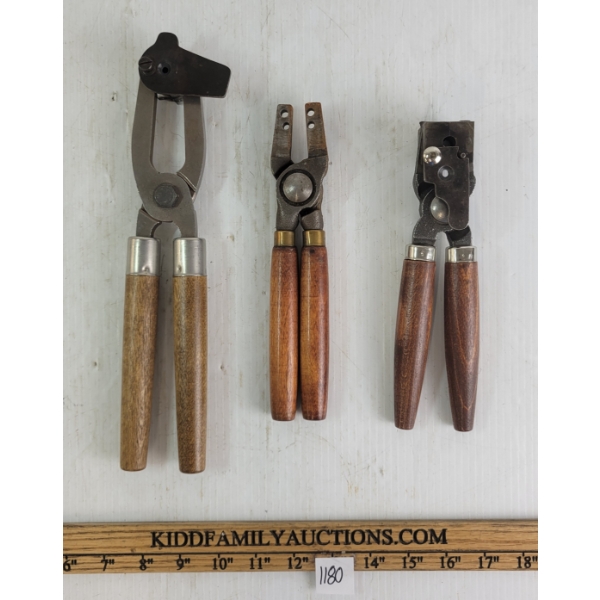 LOT OF 3 - UNMARKED BULLET MOULDS