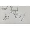 Image 2 : WOMAN WALKING BY MARY KRITAQLILUK - GRAPHITE ON PAPER