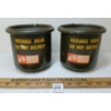 Image 1 : LOT OF 2 - U.S. MILITARY REUSABLE DRUMS
