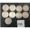 Image 2 : LOT OF 9 - 1906 & 1907 CDN SILVER 25 CENT PCS