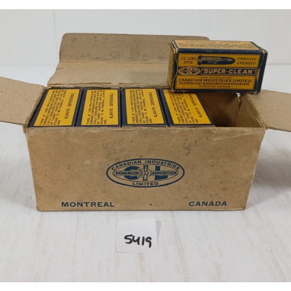 AMMO: APPROX 500X CIL SUPER CLEAN .22 LR 