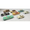 Image 1 : LOT OF 8 - DINKY TOYS DIECAST MODELS - PLYMOUTH PLAZA CAB, FORD FAIRLANE POLICE, PORSCHE 356A, ETC