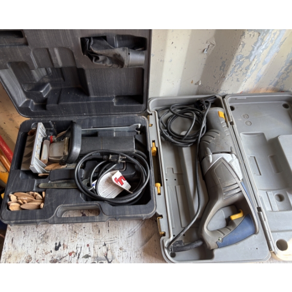 LOT OF 2 - FREUD BISCUIT JOINER & MC RECIP SAW