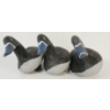 Image 3 : LOT OF 3 - BLUEBILLED DECOY DUCKS - SIGNED S.T.