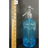 Image 2 : EMPIRE BOTTLING GOOD HEALTH SELTZER - AZUR BLUE ACID-ETCHED - 26OZ SELTZER BOTTLE